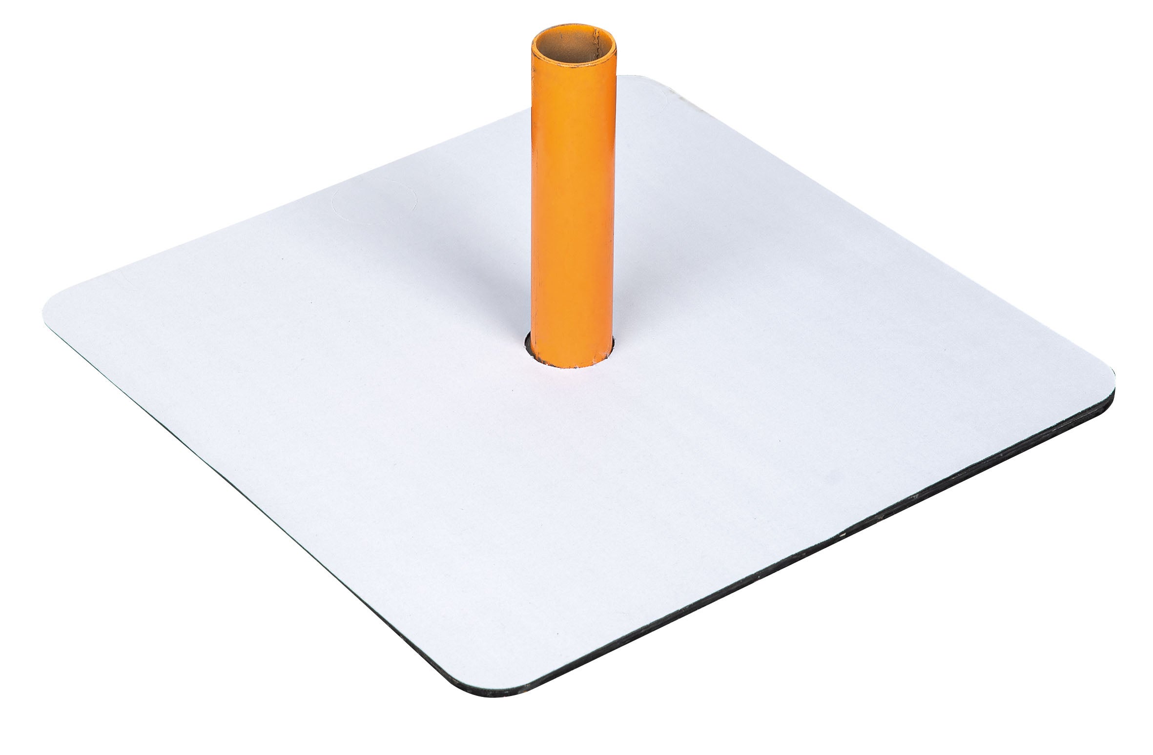 Pipe & Drape - Baseplate Cover 60cm x 60cm  Vit/mörkgrå - Wentex | Bellalite