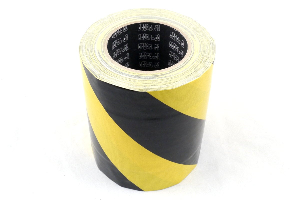 Tunnel Tape Svart/Gul 150mm x 25m - Gafer.pl | Bellalite