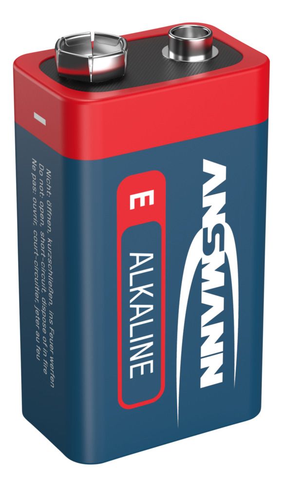 Alkaline Battery 9V  1-pack - Ansmann | Bellalite