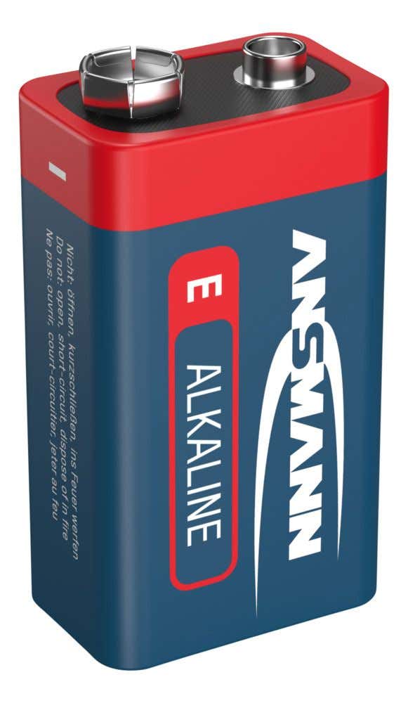 Alkaline Battery 9V 1-pack - Ansmann | Bellalite Alkaline Battery 9V 1-pack - Ansmann | Bellalite