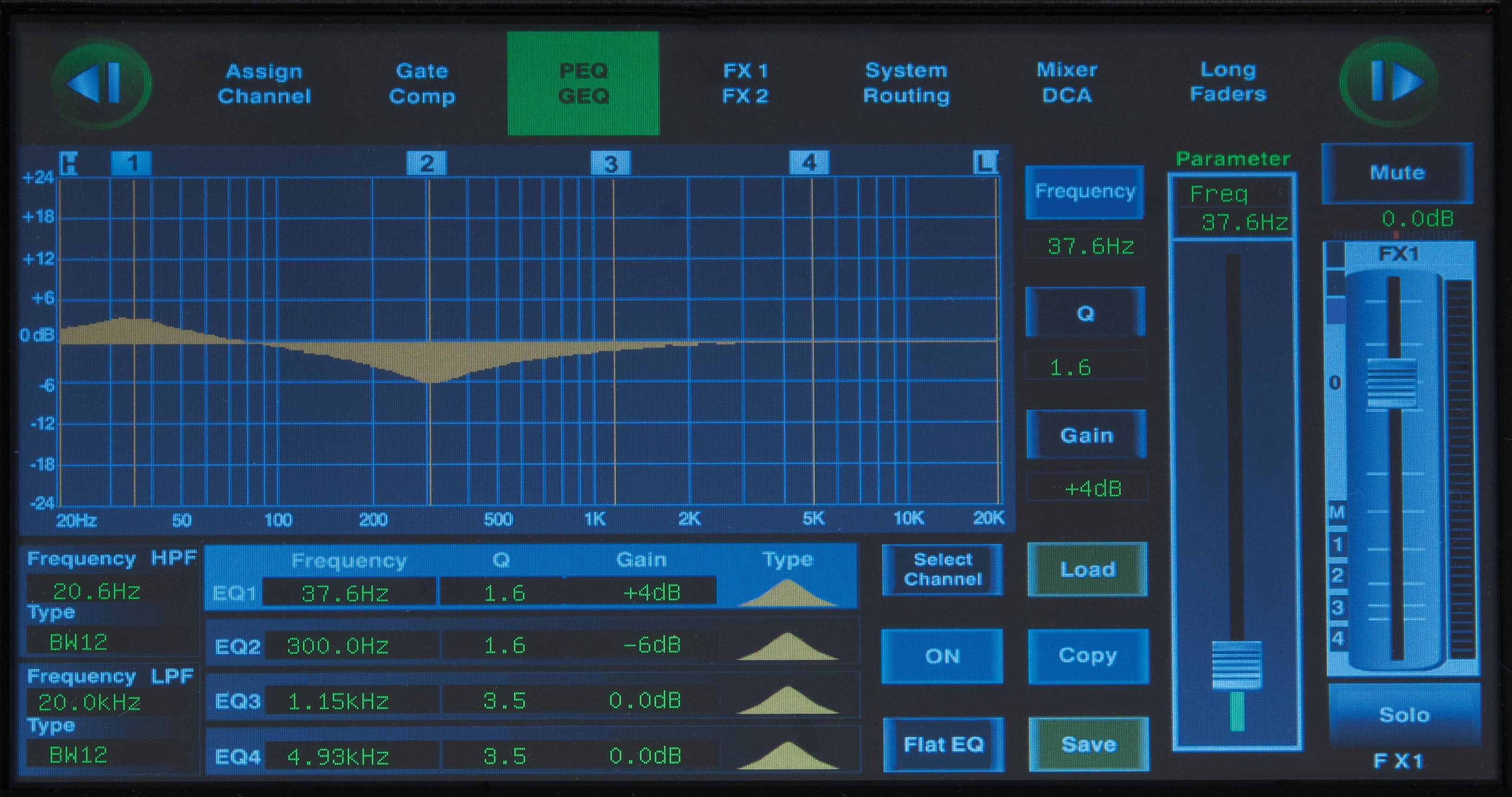 Ljudmixer DAP GIG-202TAB 20 Channel Digital Mixer with dynamics + DSP - DAP | Bellalite