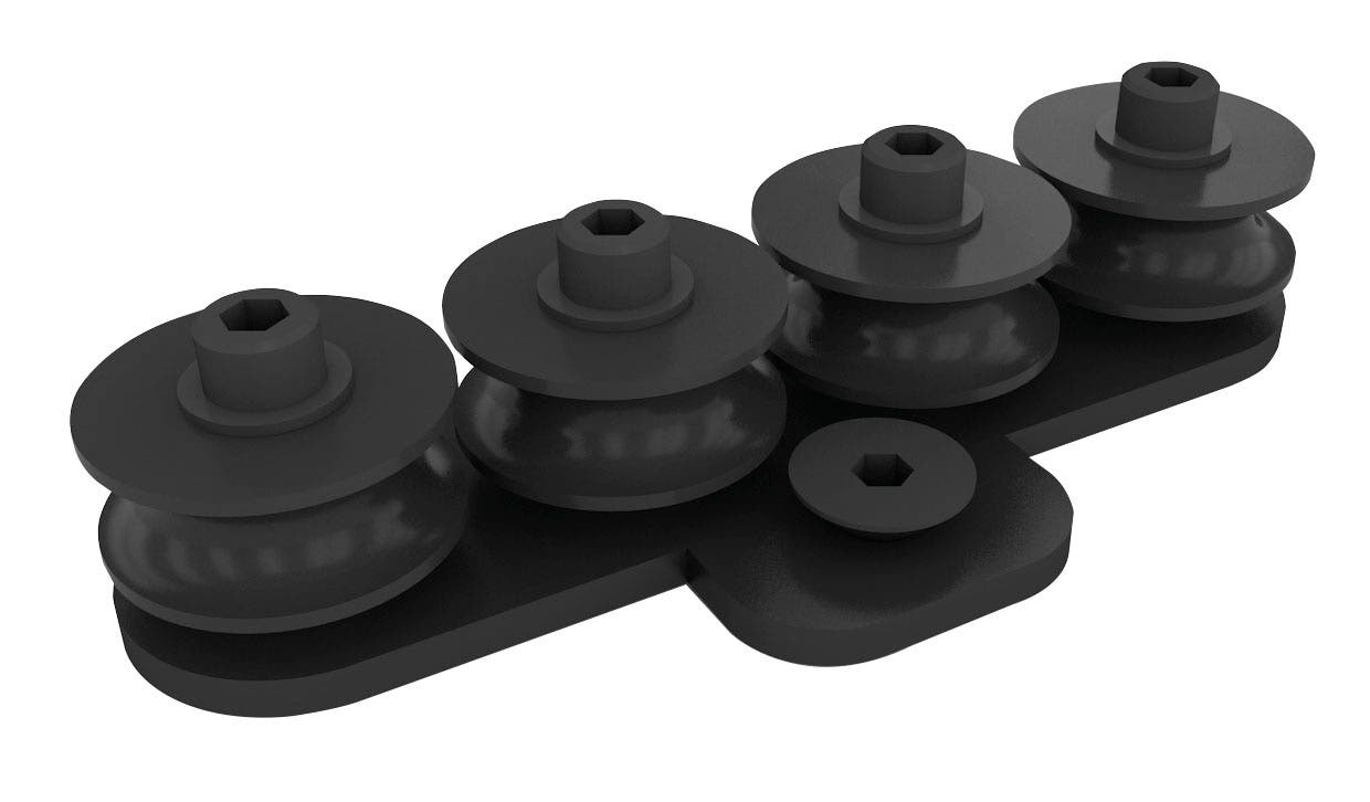 Eurotrack - Rope Guide 4 Wheels - Wentex | Bellalite Eurotrack - Rope Guide 4 Wheels - Wentex | Bellalite