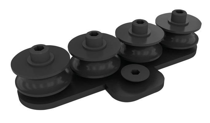 Eurotrack - Rope Guide 4 Wheels - Wentex | Bellalite Eurotrack - Rope Guide 4 Wheels - Wentex | Bellalite