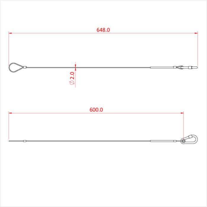 Doughty All Weather Säkerhetswire 60cm 20kg 2mm - Doughty | Bellalite Doughty All Weather Säkerhetswire 60cm 20kg 2mm - Doughty | Bellalite