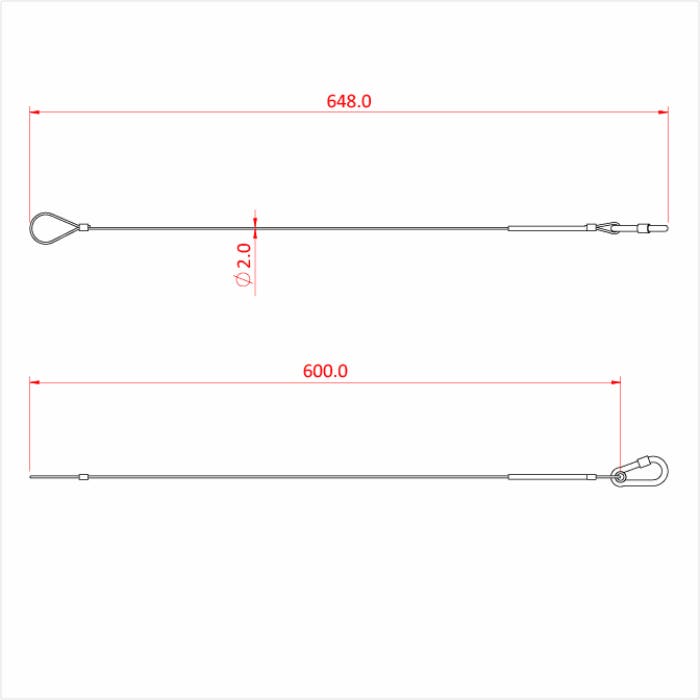 Doughty All Weather Säkerhetswire 60cm 20kg 2mm - Doughty | Bellalite Doughty All Weather Säkerhetswire 60cm 20kg 2mm - Doughty | Bellalite