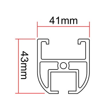 Doughty Rail - Straight 3m, Silver - Doughty | Bellalite