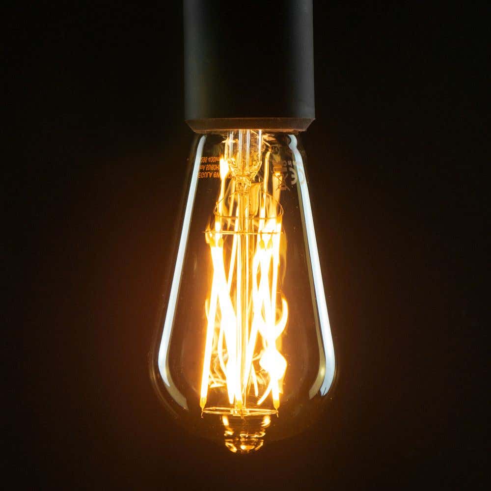 LED E27 Vintage Rustica Long Style Guld, 6W, 2000K - Segula | Bellalite LED E27 Vintage Rustica Long Style Guld, 6W, 2000K - Segula | Bellalite