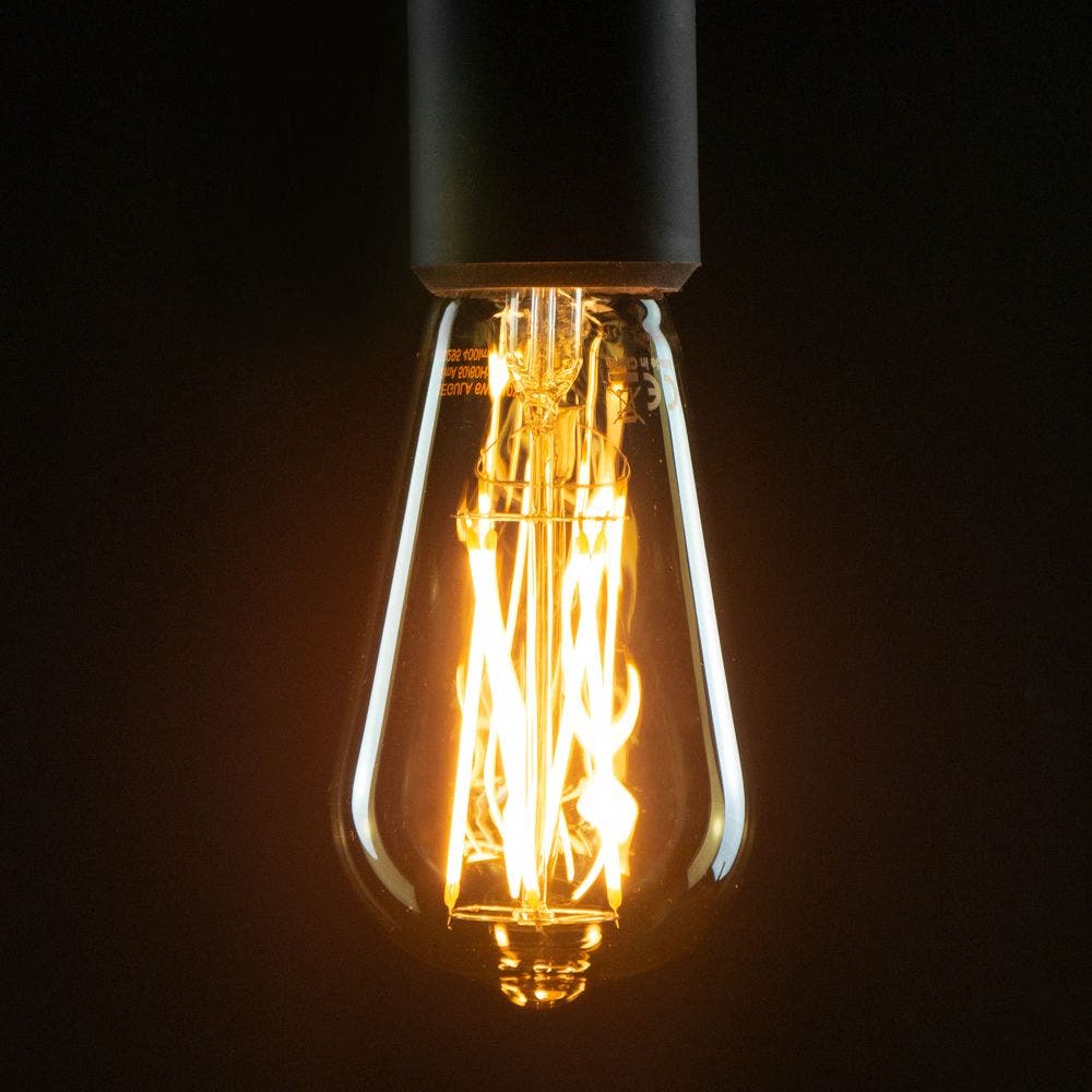 LED E27 Vintage Rustica Long Style Guld, 6W, 2000K - Segula | Bellalite LED E27 Vintage Rustica Long Style Guld, 6W, 2000K - Segula | Bellalite