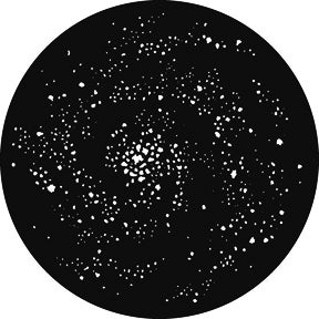 Nebula Metallgobo, B-Size (86mm) - Rosco | Bellalite