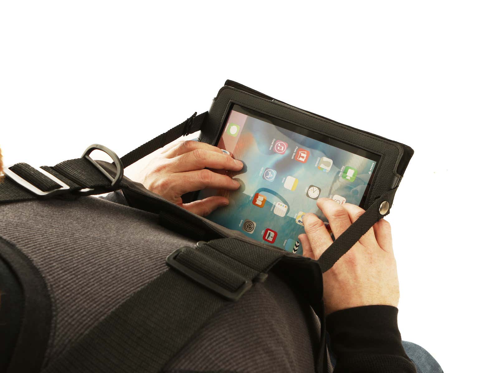 Two Hand Touch Harness Standardstorlek (t.ex 9,7" iPad) - GigGear | Bellalite Two Hand Touch Harness Standardstorlek (t.ex 9,7" iPad) - GigGear | Bellalite