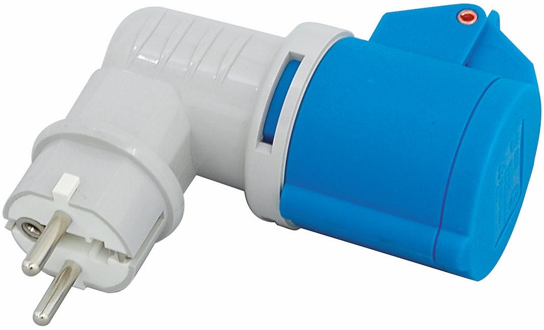 Övergångsadapter Schuko -> CEE 16A 1-fas - Malmbergs | Bellalite