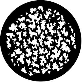 Leaf Breakup (Medium) Metallgobo, M-Size (66mm) - Rosco | Bellalite Leaf Breakup (Medium) Metallgobo, M-Size (66mm) - Rosco | Bellalite
