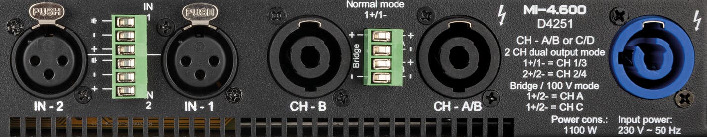 MI-4.600 Milan Install Amp - DAP | Bellalite MI-4.600 Milan Install Amp - DAP | Bellalite