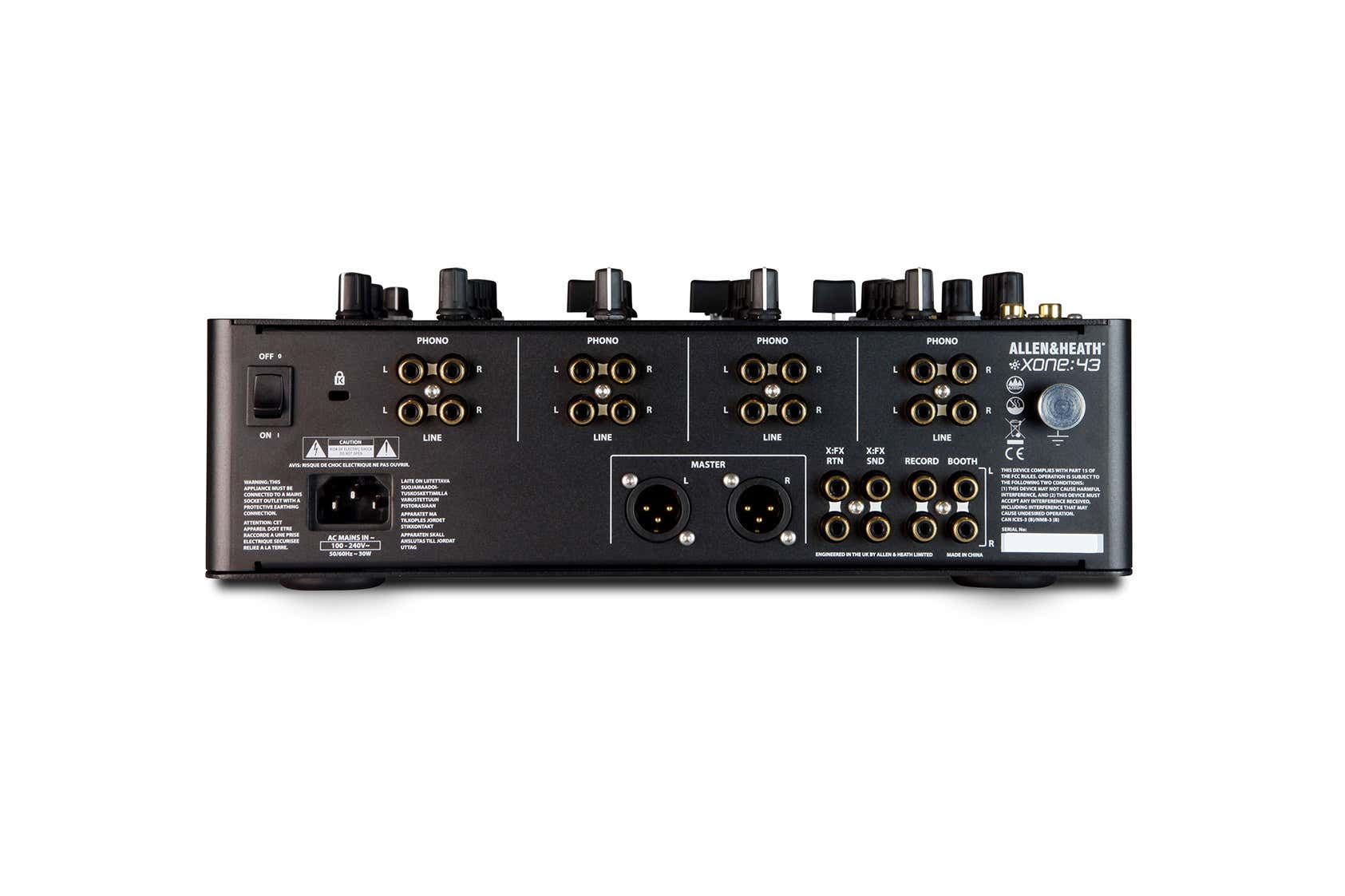 Allen & Heath Xone:43 Club & DJ Mixer 4 Stereo Channels, 2 Mix Output - Allen & Heath | Bellalite Allen & Heath Xone:43 Club & DJ Mixer 4 Stereo Channels, 2 Mix Output - Allen & Heath | Bellalite