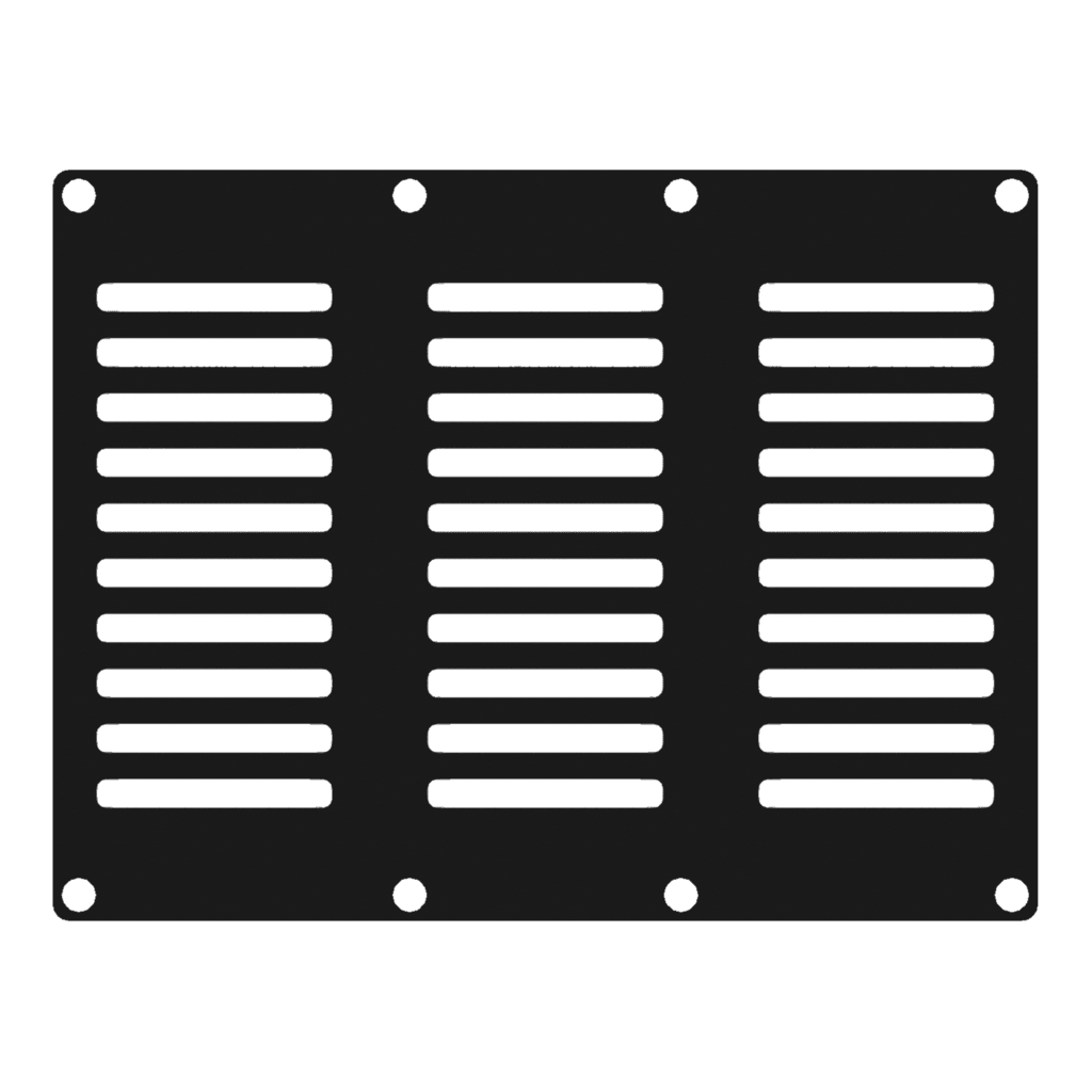 CASY Ventilerad Blindplåt 3 Module - Caymon | Bellalite