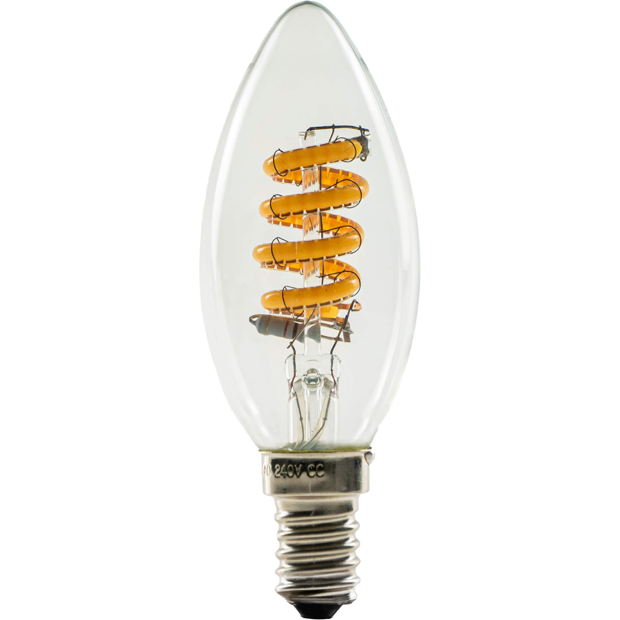Segula Soft Line LED Candle Curved Ambient Klar E14 3,3W 200lm 2000-2700K - Segula | Bellalite