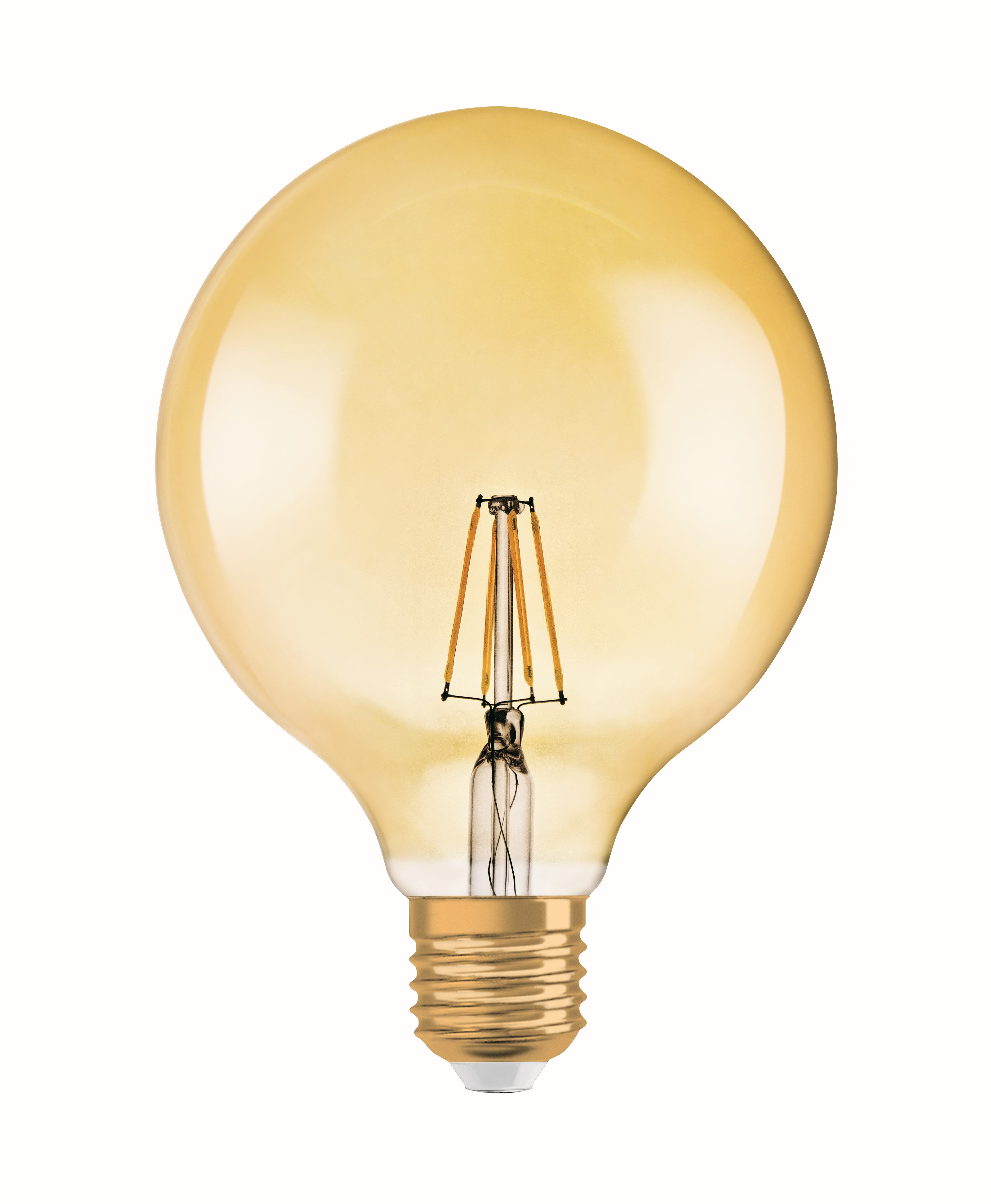 Vintage 1906 LED Globe Guld 2400K 4W/824 E27 - Ledvance | Bellalite