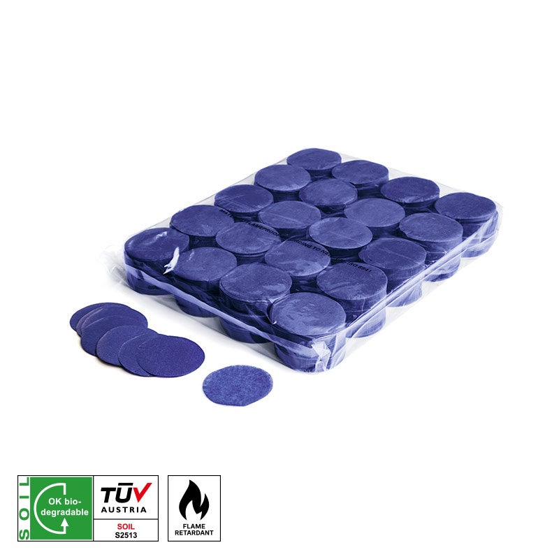 MAGICFX® Slowfall Confetti Rounds Ø 55mm Dark Blue - MagicFX | Bellalite