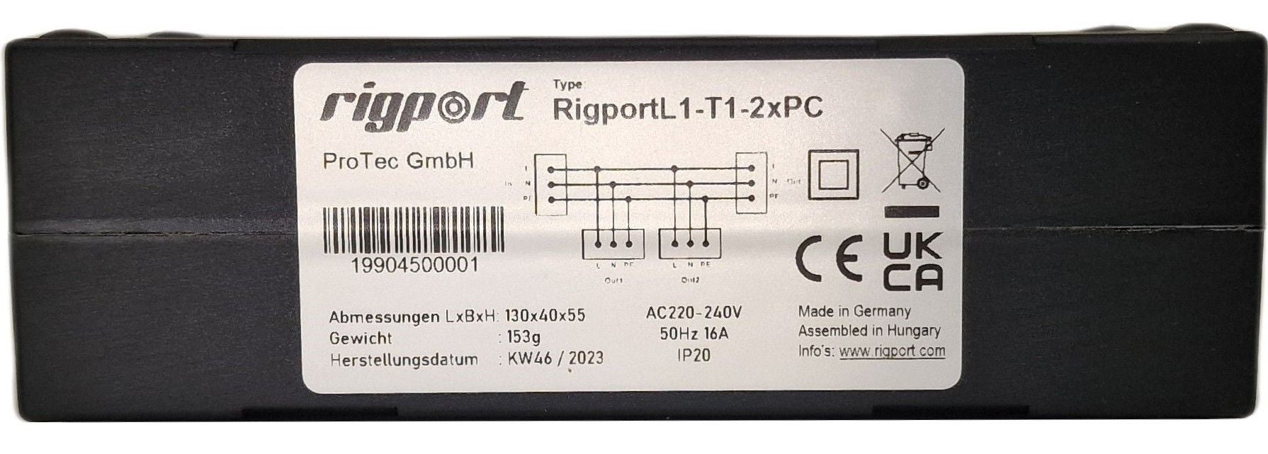 RigPort L1-T1-2xPC  - Rigport | Bellalite