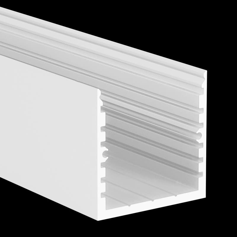 Aluminiumprofil SQ-Line Standard, 3m Vit - PROLED | Bellalite Aluminiumprofil SQ-Line Standard, 3m Vit - PROLED | Bellalite