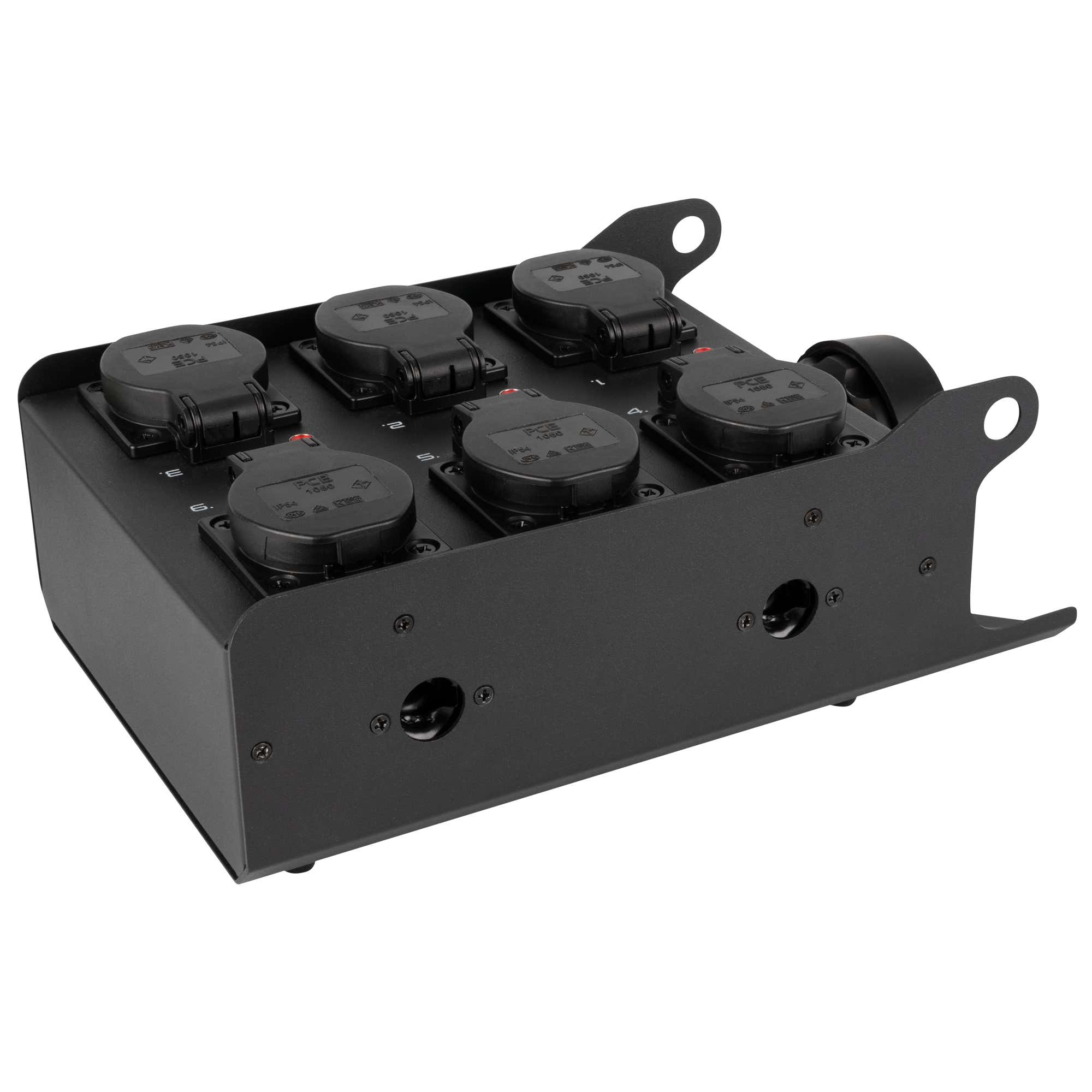 PowerCore 1s.6s 19-Pin Socapex IN / 6x Schuko UT - Showgear | Bellalite PowerCore 1s.6s 19-Pin Socapex IN / 6x Schuko UT - Showgear | Bellalite