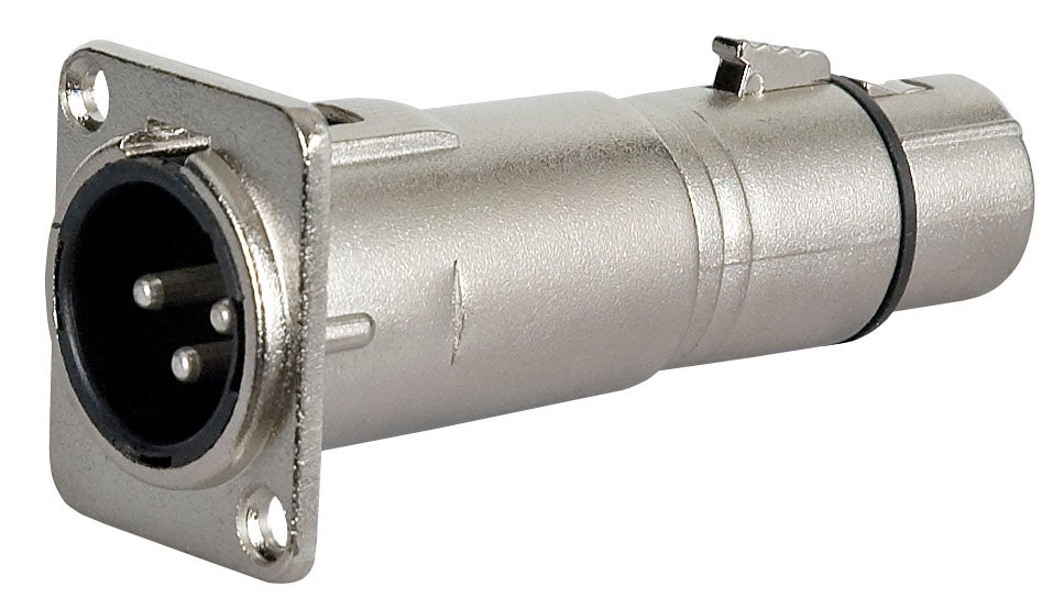 Adapter XLR 3-pin Chassi Hane / XLR 3-pin Hona  - DAP | Bellalite
