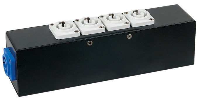 Powerport 5 Powercon Splitter - Showgear | Bellalite Powerport 5 Powercon Splitter - Showgear | Bellalite