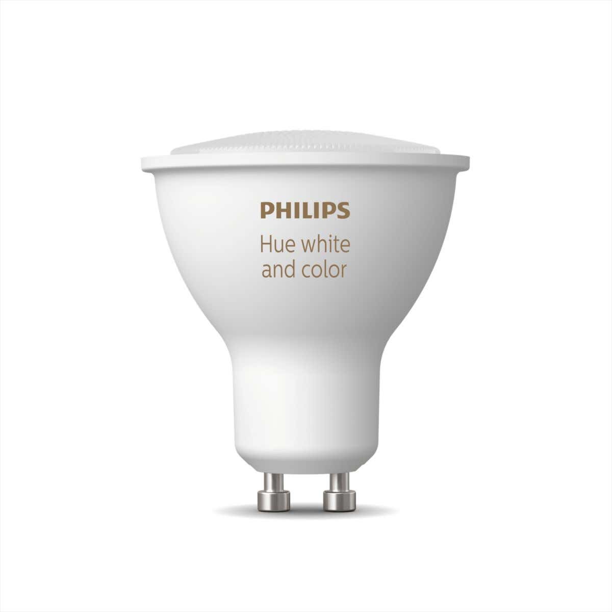 Philips Hue White & Color GU10 6W 2000K-6500K + 16 million colors - Philips Hue | Bellalite Philips Hue White & Color GU10 6W 2000K-6500K + 16 million colors - Philips Hue | Bellalite