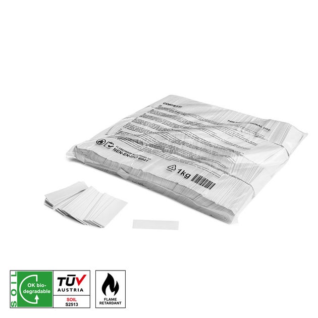 MAGICFX® Slowfall Confetti Rectangles 55 x 17mm White - MagicFX | Bellalite MAGICFX® Slowfall Confetti Rectangles 55 x 17mm White - MagicFX | Bellalite