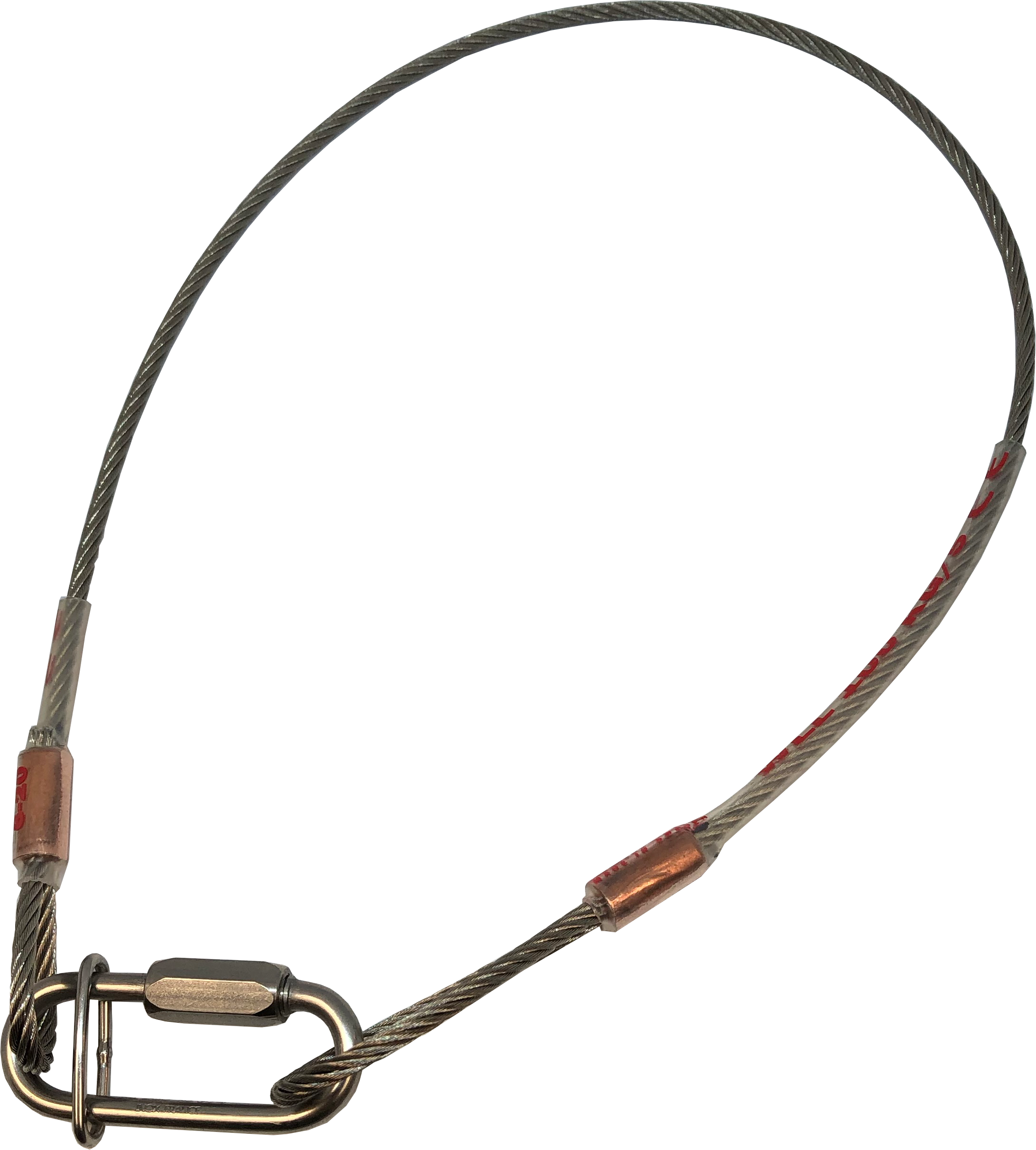 Lightsafe Säkerhetswire 50cm 100kg  3mm, Rostfri  - Lightsafe | Bellalite