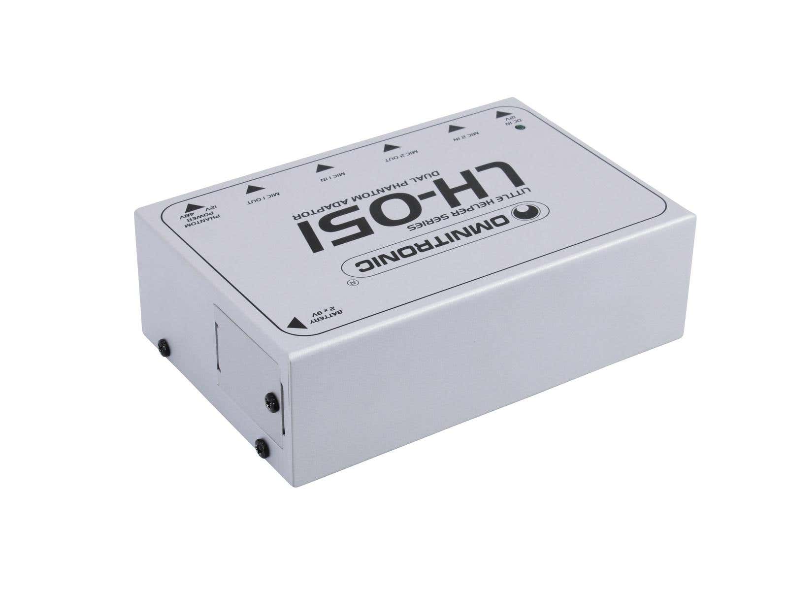 Little Helper LH-051 Dual Phantom Power Adapter - Omnitronic | Bellalite Little Helper LH-051 Dual Phantom Power Adapter - Omnitronic | Bellalite