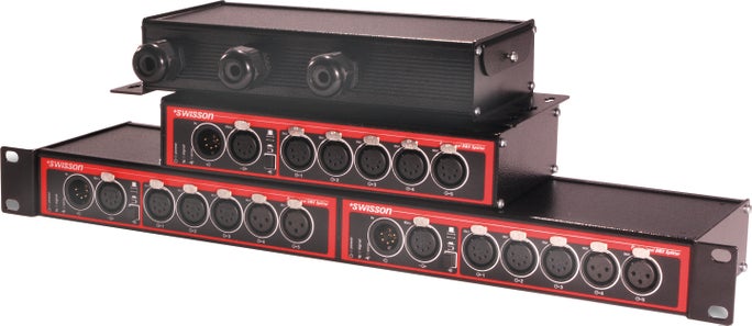 Double DMX & RDM Split 19" - Swisson | Bellalite Double DMX & RDM Split 19" - Swisson | Bellalite