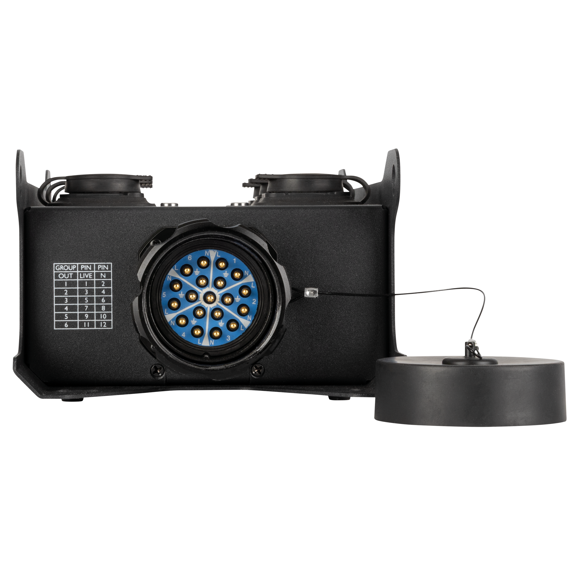 PowerCore 2s.6p 19-Pin Socapex IN / 19-Pin Socapex + 6x Power Pro  - Showgear | Bellalite