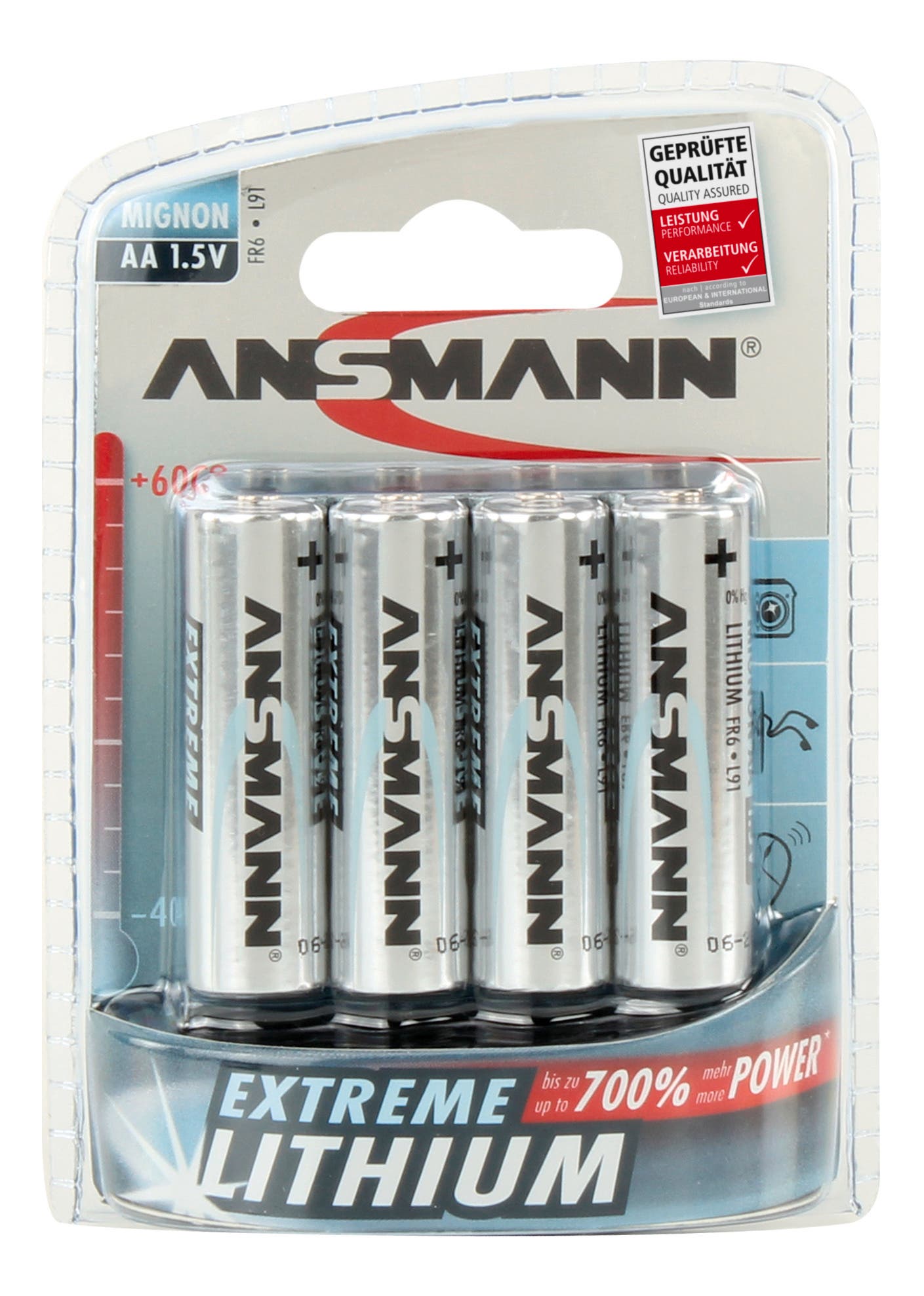 Extreme Lithium Battery AA - Ansmann | Bellalite Extreme Lithium Battery AA - Ansmann | Bellalite