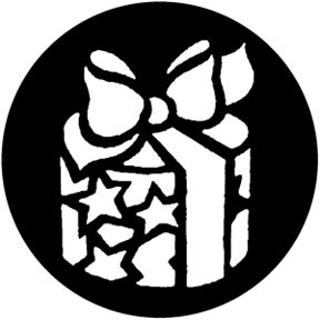 Presents 1 Metallgobo,  E-Size (37,5mm) - Rosco | Bellalite