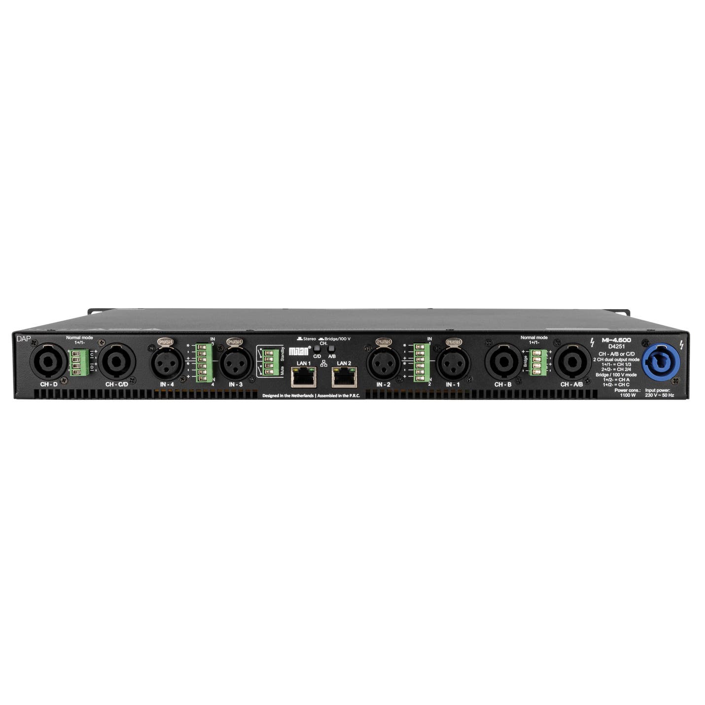 MI-4.600 Milan Install Amp - DAP | Bellalite MI-4.600 Milan Install Amp - DAP | Bellalite