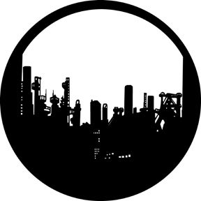 Industrial Skyline Metallgobo, B-Size (86mm) - Rosco | Bellalite