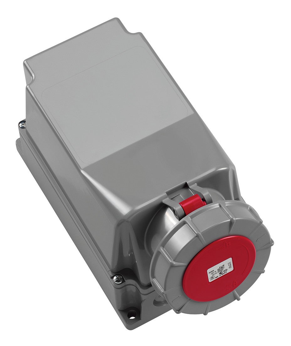 CEE 125A 5-Pol IP67 Utanpåliggande Chassihane  - ABL | Bellalite