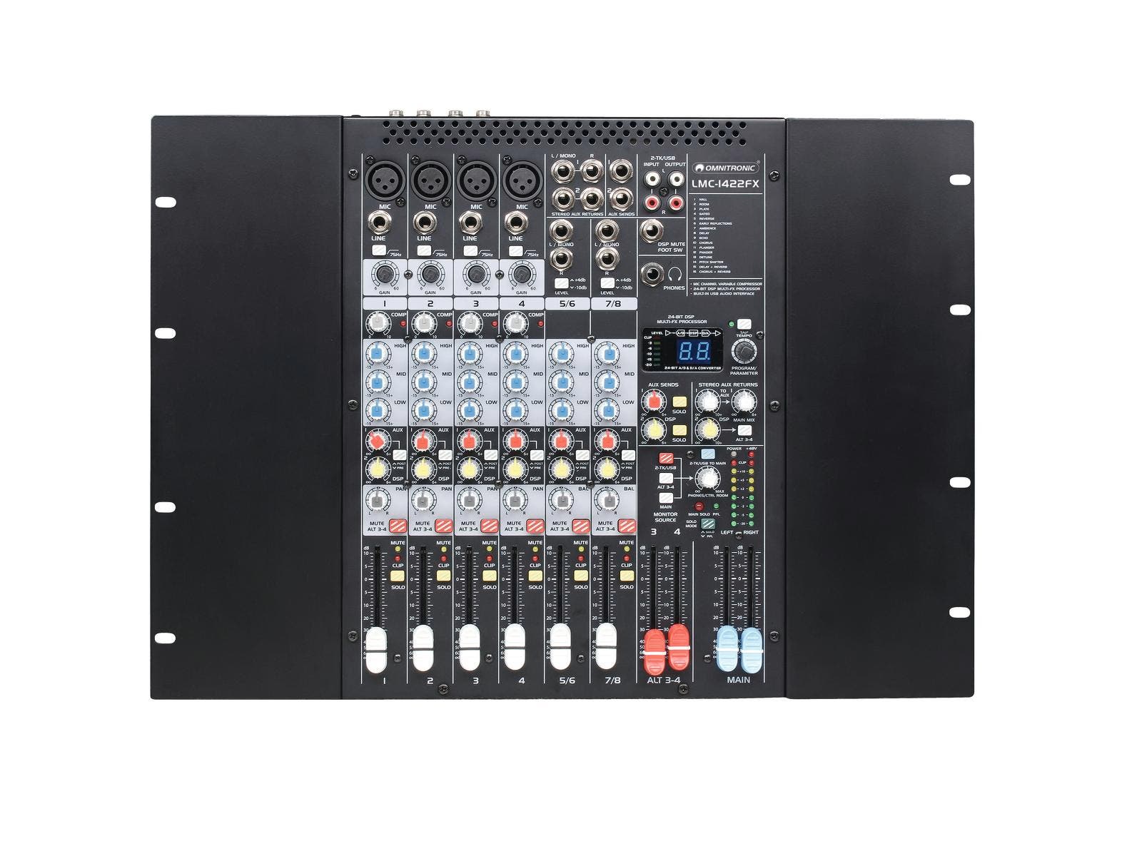 Ljudmixer LMC-1422FX USB Mixing Console - Omnitronic | Bellalite Ljudmixer LMC-1422FX USB Mixing Console - Omnitronic | Bellalite