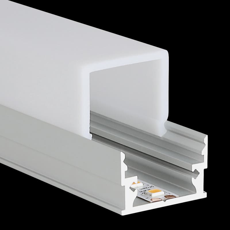 Aluminiumprofil M-Line Low, 5m - PROLED | Bellalite Aluminiumprofil M-Line Low, 5m - PROLED | Bellalite