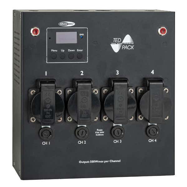 TED Pack 4-channel dimmer pack - Showtec | Bellalite TED Pack 4-channel dimmer pack - Showtec | Bellalite