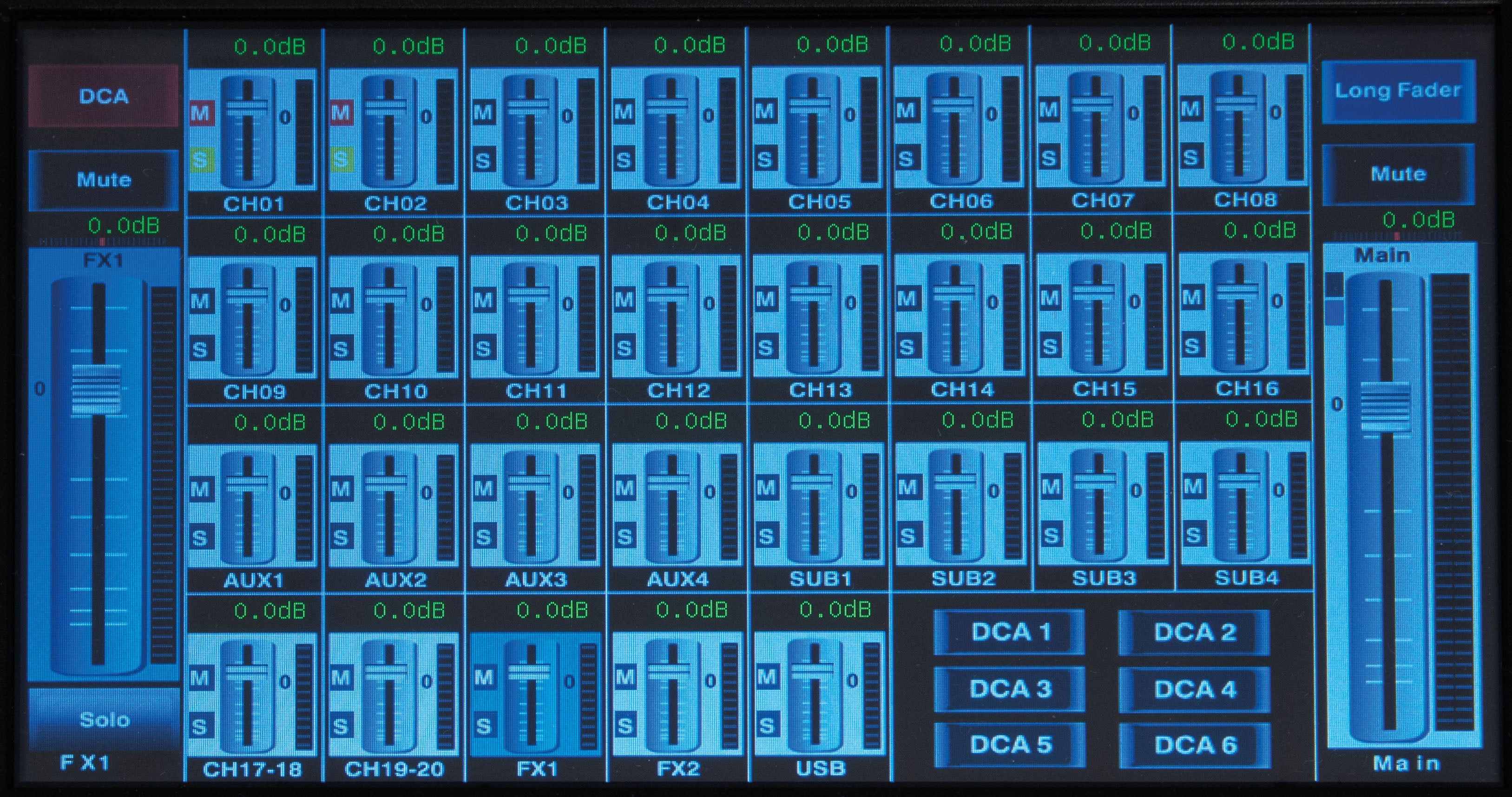 Ljudmixer DAP GIG-202TAB 20 Channel Digital Mixer with dynamics + DSP - DAP | Bellalite
