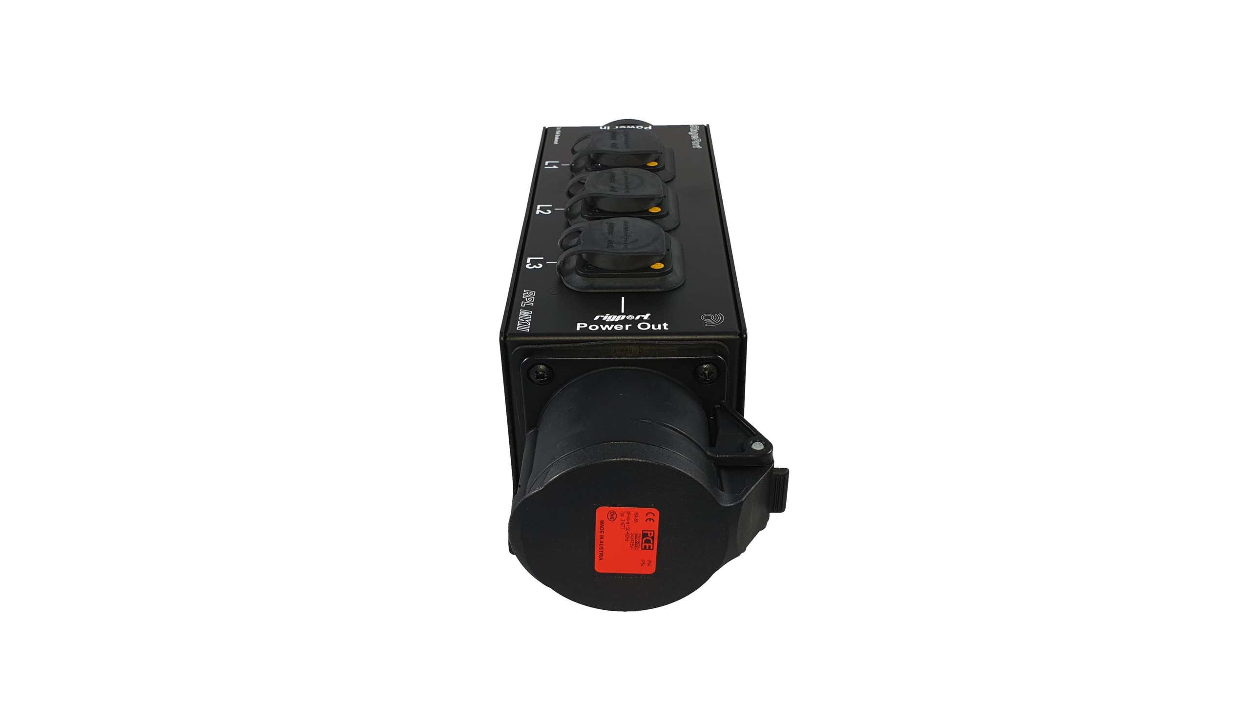 StagePort RPL16T1 MKII CEE16 5P IN / 3x Powercon True1 + CEE16 UT - Rigport | Bellalite StagePort RPL16T1 MKII CEE16 5P IN / 3x Powercon True1 + CEE16 UT - Rigport | Bellalite