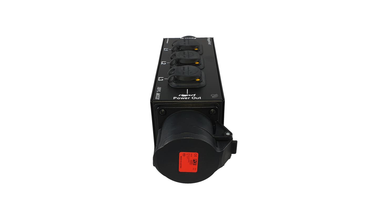 StagePort RPL16T1 MKII CEE16 5P IN / 3x Powercon True1 + CEE16 UT - Rigport | Bellalite StagePort RPL16T1 MKII CEE16 5P IN / 3x Powercon True1 + CEE16 UT - Rigport | Bellalite