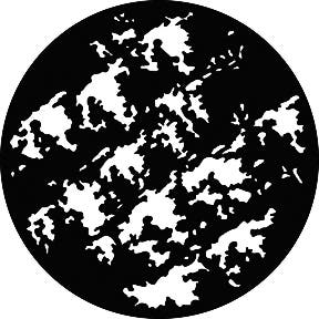 Sponge Metallgobo, D-Size (53,3mm) - Rosco | Bellalite Sponge Metallgobo, D-Size (53,3mm) - Rosco | Bellalite