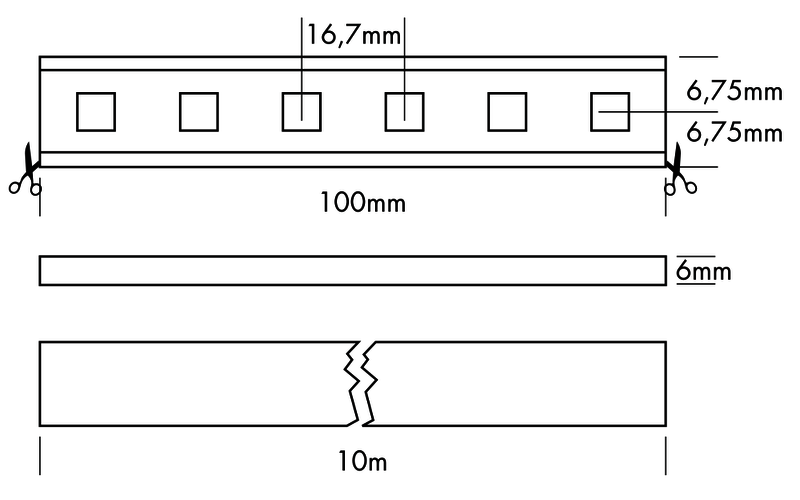 Flex Strip Xtreme Mono IP67 10m - PROLED | Bellalite