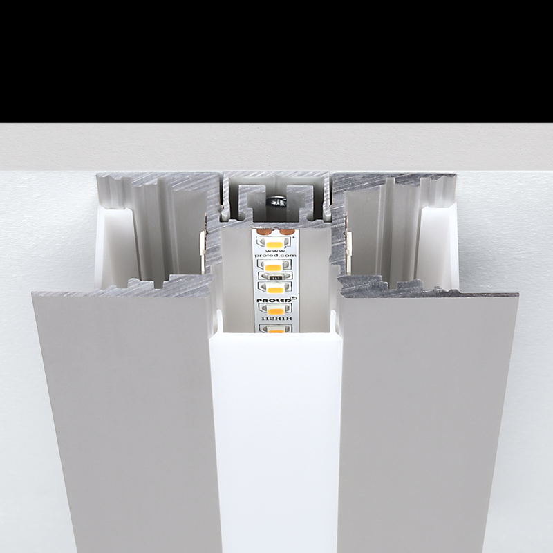 Aluminiumprofil M-Line 3W, 2m - PROLED | Bellalite