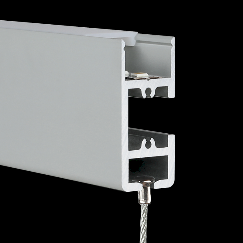 Aluminiumprofil S-Line Gallery, 3m Alu - PROLED | Bellalite