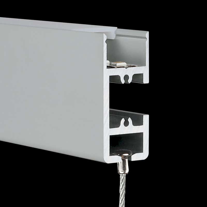 Aluminiumprofil S-Line Gallery, 3m Alu - PROLED | Bellalite Aluminiumprofil S-Line Gallery, 3m Alu - PROLED | Bellalite