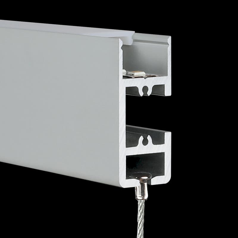Aluminiumprofil S-Line Gallery, 3m Alu - PROLED | Bellalite Aluminiumprofil S-Line Gallery, 3m Alu - PROLED | Bellalite